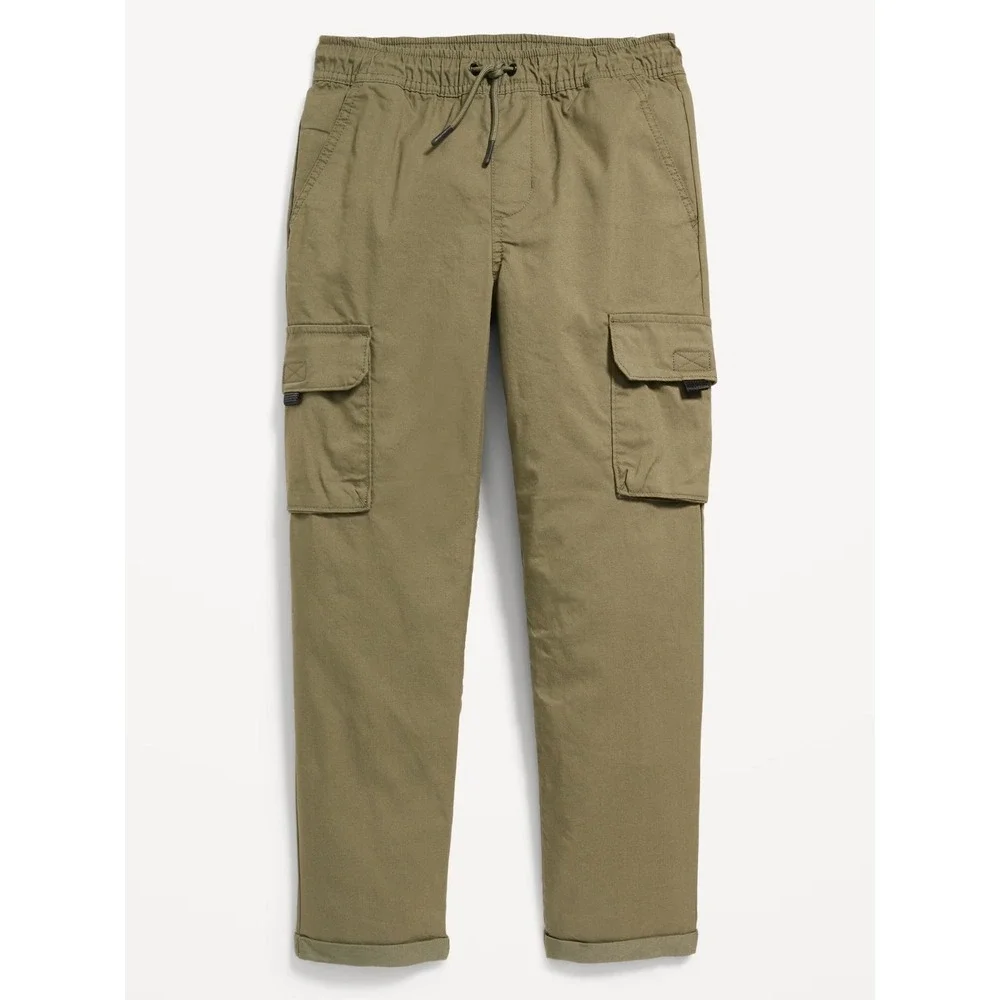 Old‎ Navy Boy's Built-In Flex Tapered Tech Cargo Pants - Alpine Tundra - Medium